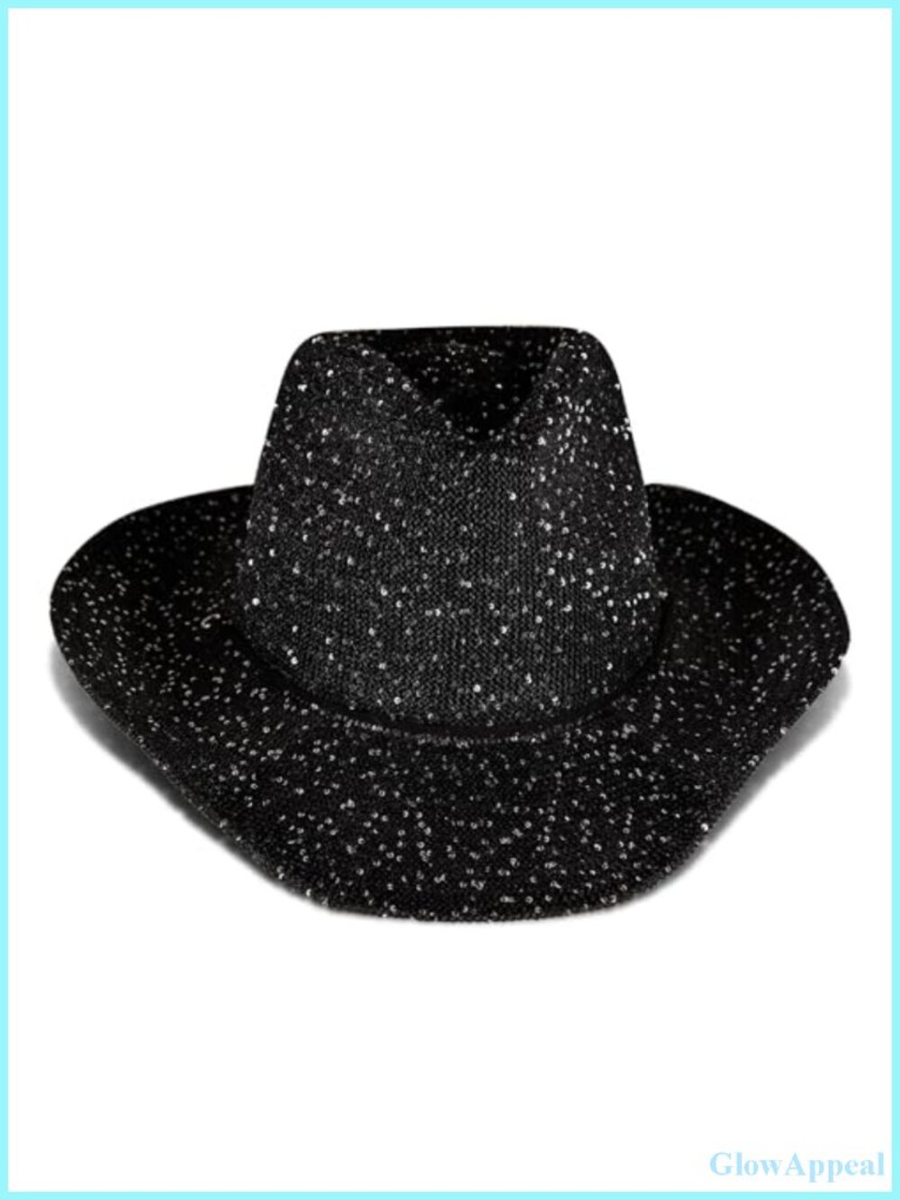 Lucky Brand Women's Straw Cowboy Hat Metallic Western Wide Brim Adjustable